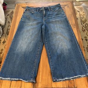 Madewell wide leg jeans, size 32,